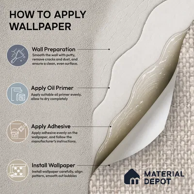 74052-3 | 5 Meter x 42 Inches Fabric Look Wallpaper - 57 Sq. Ft.  | Minimum 10% wastage during installation