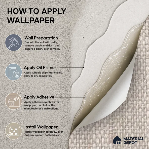 74052-3 | 5 Meter x 42 Inches Fabric Look Wallpaper - 57 Sq. Ft.  | Minimum 10% wastage during installation