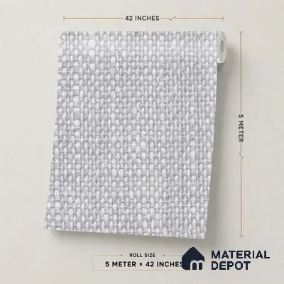 74052-4 | 5 Meter x 42 Inches Fabric Look Wallpaper - 57 Sq. Ft.  | Minimum 10% wastage during installation