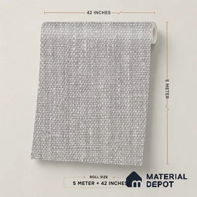74052-5 | 5 Meter x 42 Inches Fabric Look Wallpaper - 57 Sq. Ft.  | Minimum 10% wastage during installation