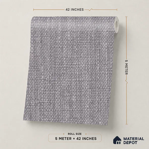 74052-6 | 5 Meter x 42 Inches Fabric Look Wallpaper - 57 Sq. Ft.  | Minimum 10% wastage during installation