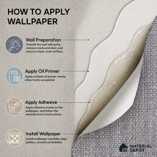74052-6 | 5 Meter x 42 Inches Fabric Look Wallpaper - 57 Sq. Ft.  | Minimum 10% wastage during installation