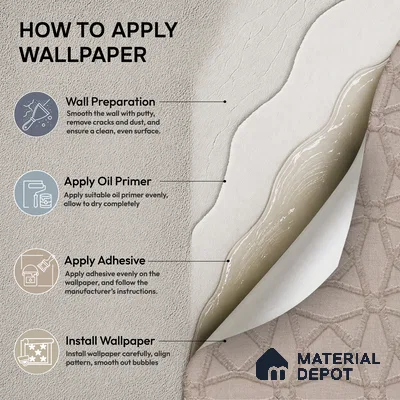 74057-3 | Warm Taupe Circle Trellis Patterned Wallpaper - 5 Meter x 42 Inches, 57 Sq. Ft. (Min. 15% Wastage)