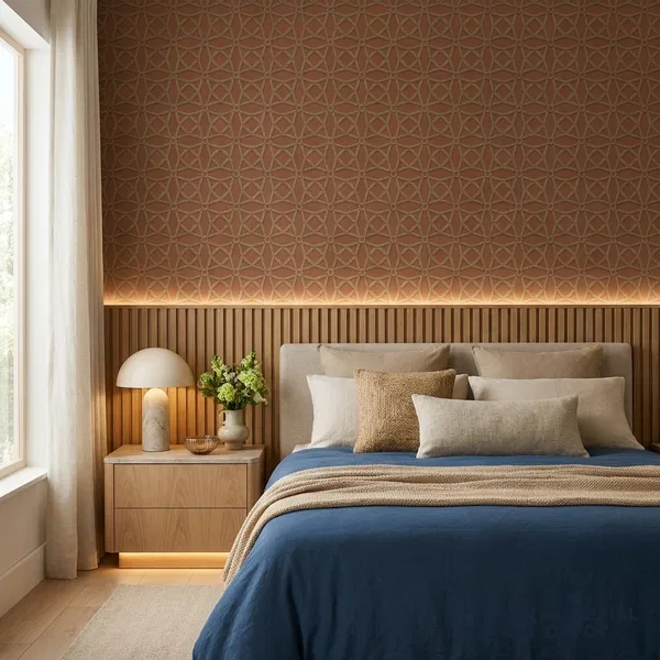 74057-4 | 5 Meter x 42 Inches Patterned Look Wallpaper - 57 Sq. Ft. | Minimum 15% wastage during installation