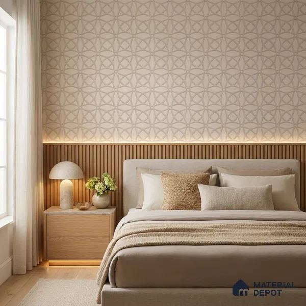 74057-2 | 5 Meter x 42 Inches Patterned Look Wallpaper - 57 Sq. Ft. | Minimum 15% wastage during installation