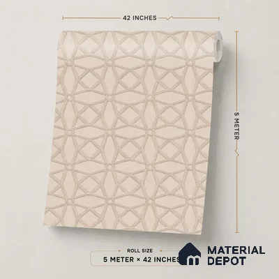74057-2 | 5 Meter x 42 Inches Patterned Look Wallpaper - 57 Sq. Ft.  | Minimum 15% wastage during installation