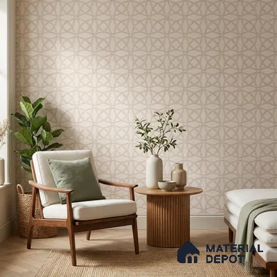 74057-2 | 5 Meter x 42 Inches Patterned Look Wallpaper - 57 Sq. Ft.  | Minimum 15% wastage during installation
