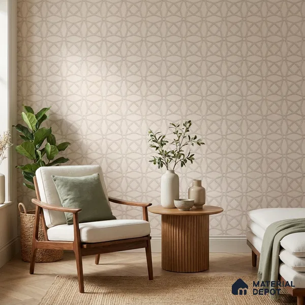 74057-2 | 5 Meter x 42 Inches Patterned Look Wallpaper - 57 Sq. Ft. | Minimum 15% wastage during installation