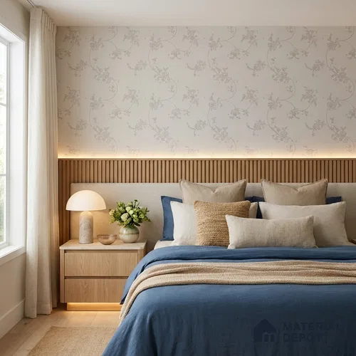 74056-1 | 5 Meter x 42 Inches Florals Look Wallpaper - 57 Sq. Ft. | Minimum 15% wastage during installation