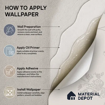 74056-1 | Pearl Grey Rose Trail Floral Wallpaper - 5 Meter x 42 Inches, 57 Sq. Ft. (Min. 15% Wastage)