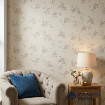 74056-2 | 5 Meter x 42 Inches Florals Look Wallpaper - 57 Sq. Ft.  | Minimum 15% wastage during installation