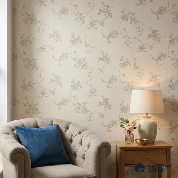 74056-2 | 5 Meter x 42 Inches Florals Look Wallpaper - 57 Sq. Ft. | Minimum 15% wastage during installation