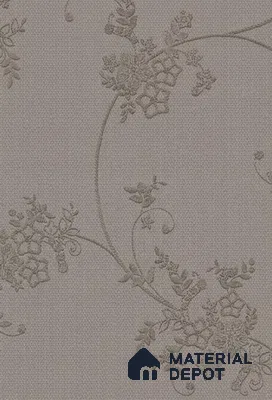 74056-3 | Mocha Taupe Rose Trail Floral Wallpaper - 5 Meter x 42 Inches, 57 Sq. Ft. (Min. 15% Wastage)