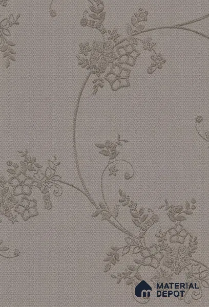 74056-3 | Mocha Taupe Rose Trail Floral Wallpaper - 5 Meter x 42 Inches, 57 Sq. Ft. (Min. 15% Wastage)