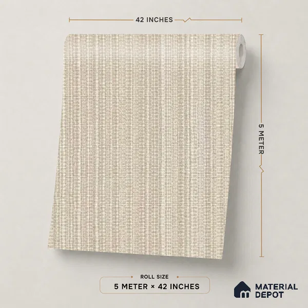 74055-2 | 5 Meter x 42 Inches Texture Look Wallpaper - 57 Sq. Ft. | Minimum 15% wastage during installation