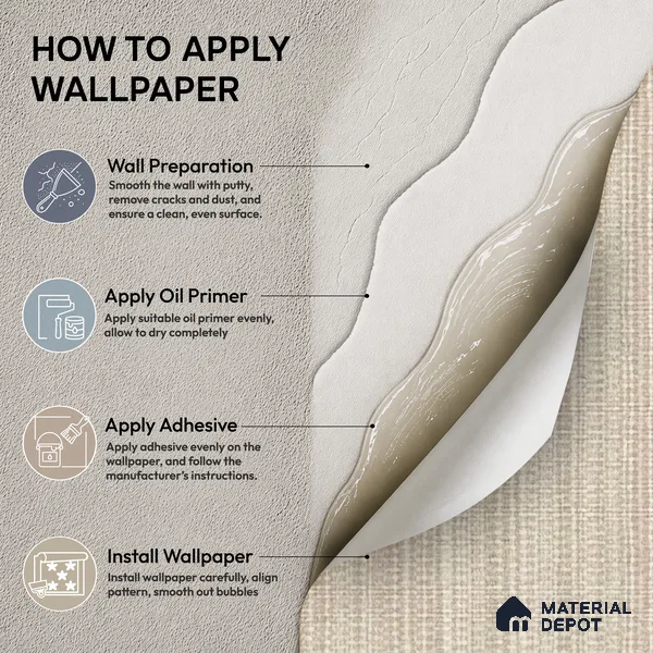 74055-2 | 5 Meter x 42 Inches Texture Look Wallpaper - 57 Sq. Ft. | Minimum 15% wastage during installation