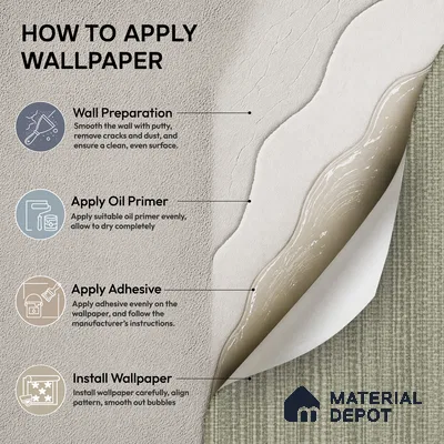 74055-4 | 5 Meter x 42 Inches Texture Look Wallpaper - 57 Sq. Ft.  | Minimum 15% wastage during installation