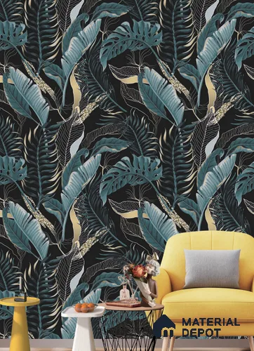 181710 | 9.5 Meter x 21 Inches Florals Look Wallpaper - 55 Sq. Ft. | Minimum 15% wastage during installation