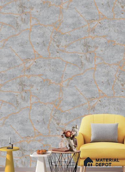 970606 | 9.5 Meter x 21 Inches Patterned Look Wallpaper - 55 Sq. Ft. | Minimum 15% wastage during installation