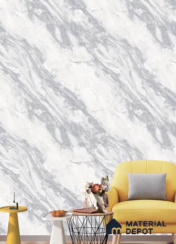 571401 | 9.5 Meter x 21 Inches Marble Look Wallpaper - 55 Sq. Ft.  | Minimum 10% wastage during installation