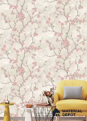 BL1062 | 9.5 Meter x 21 Inches Florals Look Wallpaper - 55 Sq. Ft.  | Minimum 15% wastage during installation