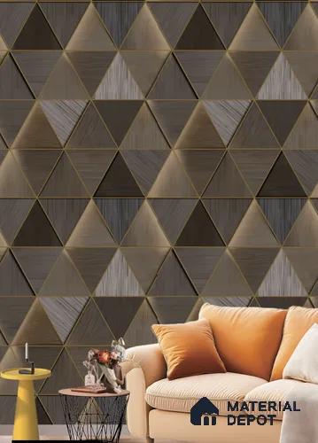 18005 | 9.5 Meter x 21 Inches Patterned Look Wallpaper - 55 Sq. Ft.  | Minimum 15% wastage during installation