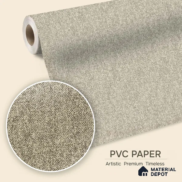 12114 | 5 Meter x 42 Inches Fabric Look Wallpaper - 57.41 Sq. Ft. | Minimum 10% wastage during installation