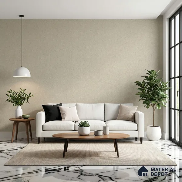 12114 | 5 Meter x 42 Inches Fabric Look Wallpaper - 57.41 Sq. Ft. | Minimum 10% wastage during installation