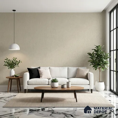 12114 | 5 Meter x 42 Inches Fabric Look Wallpaper - 57.41 Sq. Ft. | Minimum 10% wastage during installation