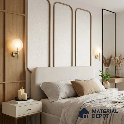 12119 | 5 Meter x 42 Inches Fabric Look Wallpaper - 57.41 Sq. Ft. | Minimum 10% wastage during installation