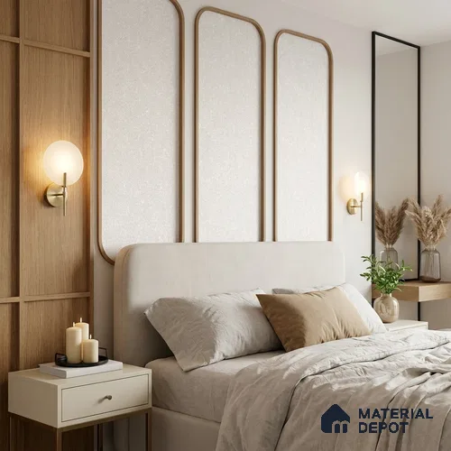12119 | 5 Meter x 42 Inches Fabric Look Wallpaper - 57.41 Sq. Ft. | Minimum 10% wastage during installation