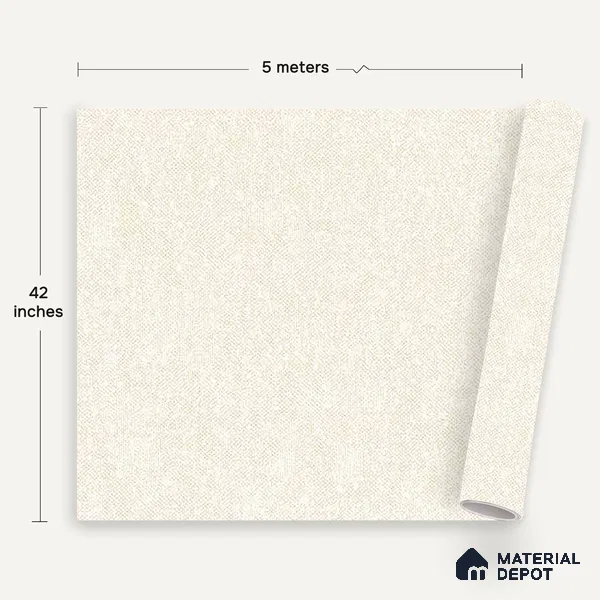 12115 | 5 Meter x 42 Inches Fabric Look Wallpaper - 57.41 Sq. Ft. | Minimum 10% wastage during installation