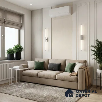 12115 | 5 Meter x 42 Inches Fabric Look Wallpaper - 57.41 Sq. Ft. | Minimum 10% wastage during installation