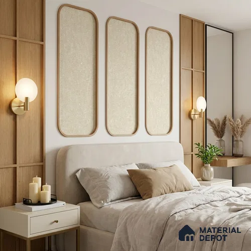12117 | 5 Meter x 42 Inches Fabric Look Wallpaper - 57.41 Sq. Ft. | Minimum 10% wastage during installation