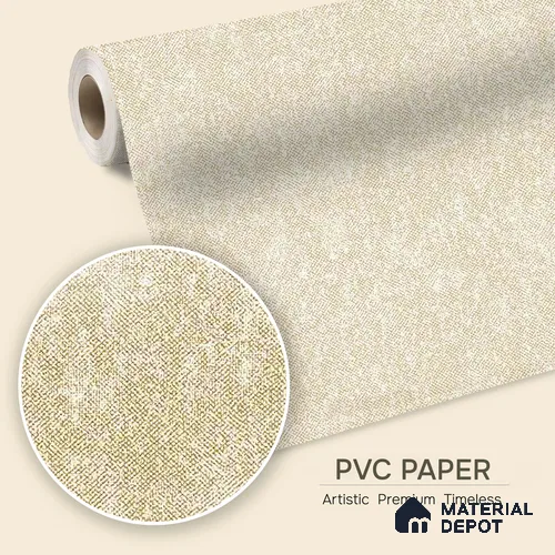 12117 | 5 Meter x 42 Inches Fabric Look Wallpaper - 57.41 Sq. Ft. | Minimum 10% wastage during installation