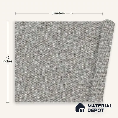 12116 | 5 Meter x 42 Inches Fabric Look Wallpaper - 57.41 Sq. Ft. | Minimum 10% wastage during installation