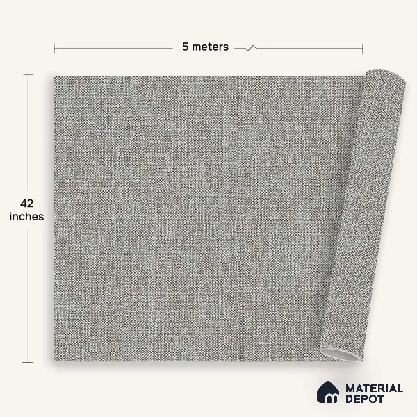 12116 | 5 Meter x 42 Inches Fabric Look Wallpaper - 57.41 Sq. Ft. | Minimum 10% wastage during installation