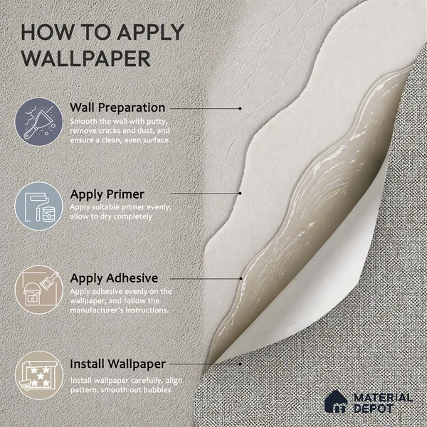 12116 | 5 Meter x 42 Inches Fabric Look Wallpaper - 57.41 Sq. Ft. | Minimum 10% wastage during installation