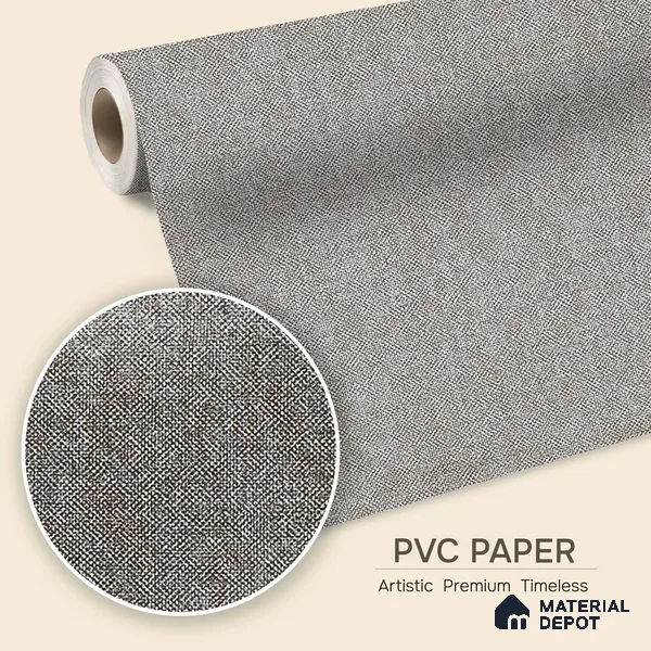 12116 | 5 Meter x 42 Inches Fabric Look Wallpaper - 57.41 Sq. Ft. | Minimum 10% wastage during installation