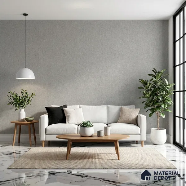 12116 | 5 Meter x 42 Inches Fabric Look Wallpaper - 57.41 Sq. Ft. | Minimum 10% wastage during installation