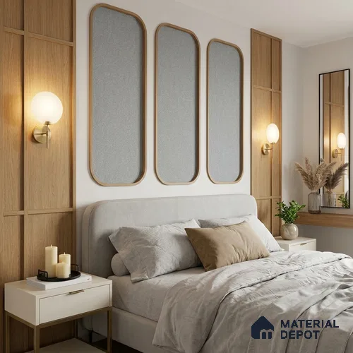 12120 | 5 Meter x 42 Inches Fabric Look Wallpaper - 57.41 Sq. Ft. | Minimum 10% wastage during installation