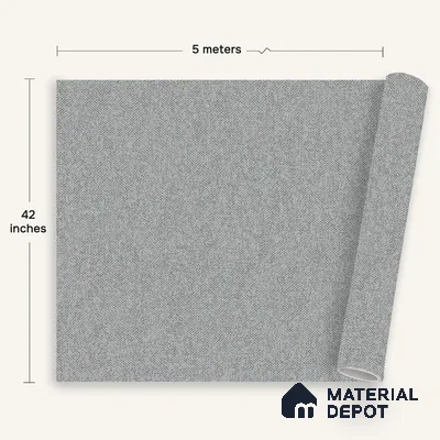 12120 | 5 Meter x 42 Inches Fabric Look Wallpaper - 57.41 Sq. Ft. | Minimum 10% wastage during installation