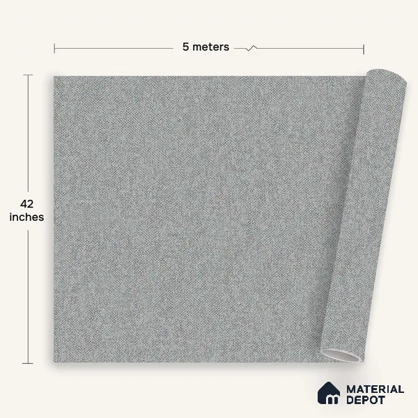 12120 | 5 Meter x 42 Inches Fabric Look Wallpaper - 57.41 Sq. Ft. | Minimum 10% wastage during installation