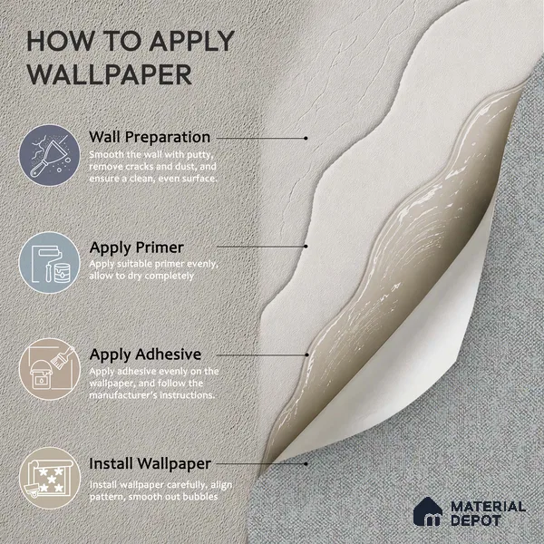 12120 | 5 Meter x 42 Inches Fabric Look Wallpaper - 57.41 Sq. Ft. | Minimum 10% wastage during installation