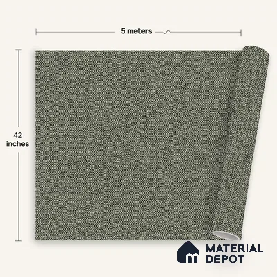 12118 | 5 Meter x 42 Inches Fabric Look Wallpaper - 57.41 Sq. Ft. | Minimum 10% wastage during installation