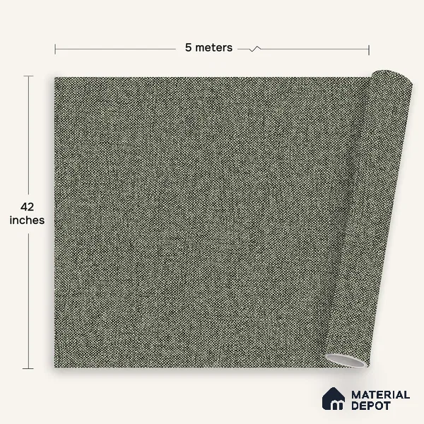 12118 | 5 Meter x 42 Inches Fabric Look Wallpaper - 57.41 Sq. Ft. | Minimum 10% wastage during installation