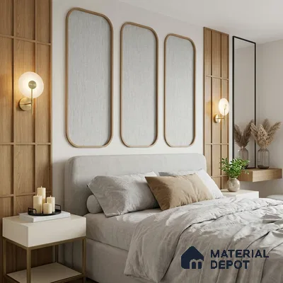 12123 | 5 Meter x 42 Inches Fabric Look Wallpaper - 57.41 Sq. Ft. | Minimum 10% wastage during installation