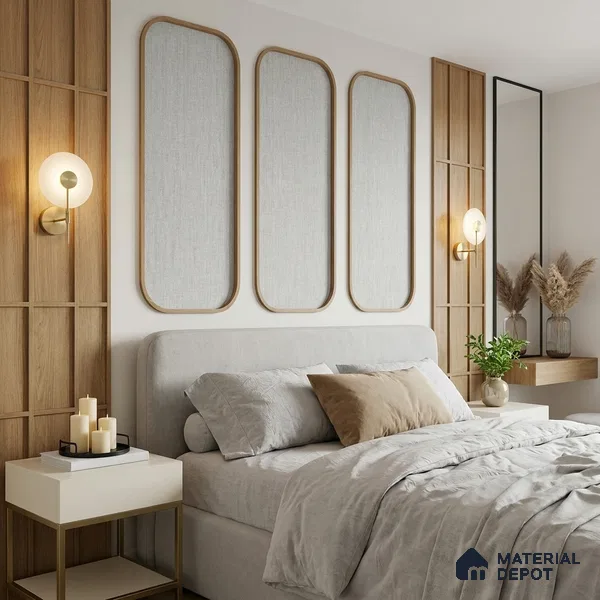 12123 | 5 Meter x 42 Inches Fabric Look Wallpaper - 57.41 Sq. Ft. | Minimum 10% wastage during installation