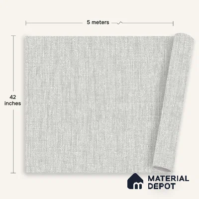 12123 | 5 Meter x 42 Inches Fabric Look Wallpaper - 57.41 Sq. Ft. | Minimum 10% wastage during installation