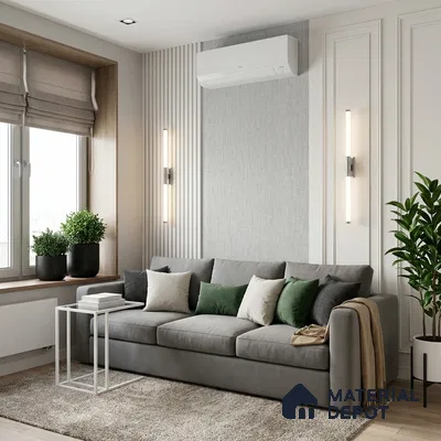 12123 | 5 Meter x 42 Inches Fabric Look Wallpaper - 57.41 Sq. Ft. | Minimum 10% wastage during installation